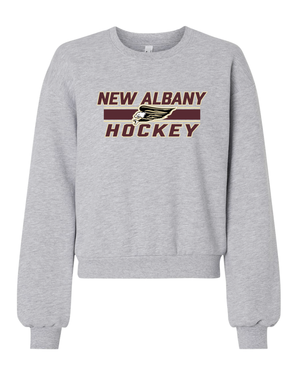 Women's ReFlex Fleece Crewneck Sweatshirt - New Albany Hockey