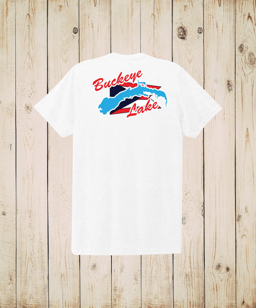 Buckeye Lake Ohio Flag Tee