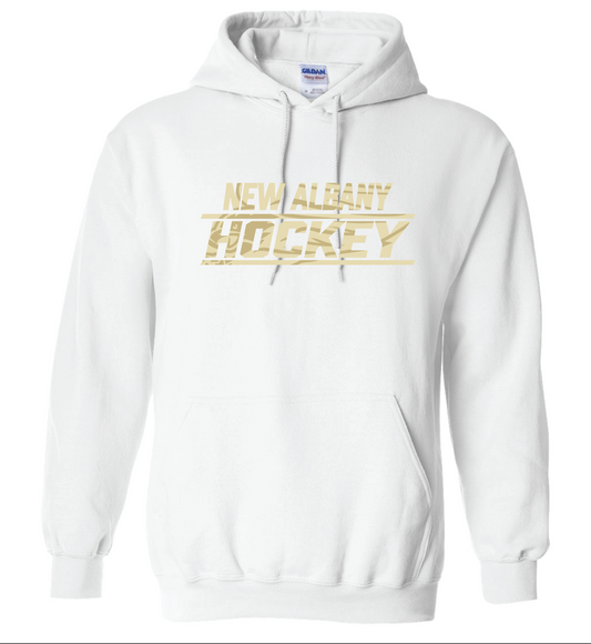 NA HOCKEY EAGLE TEXT LS HOODIE