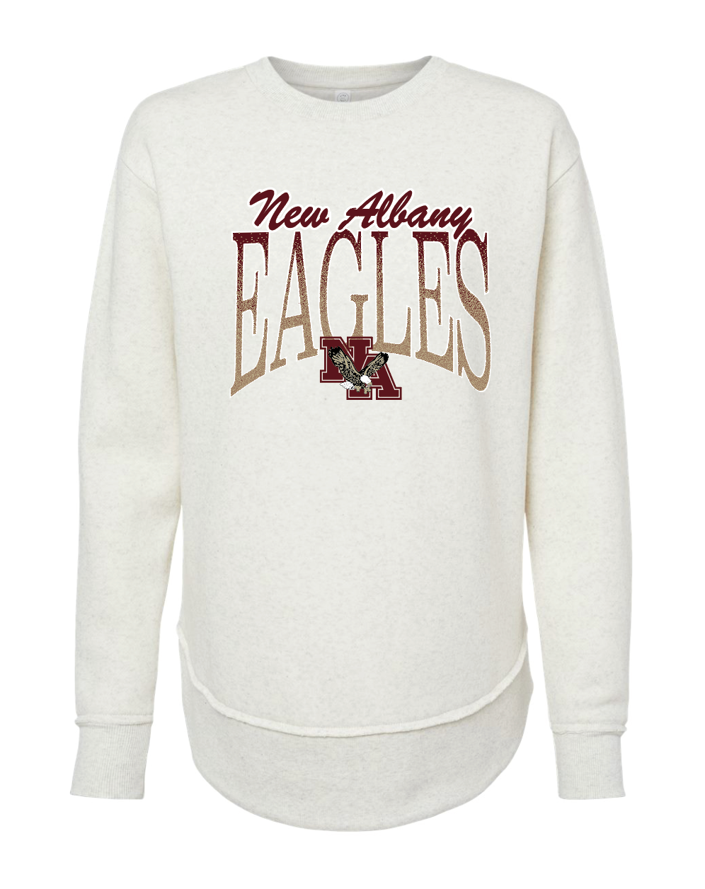 Women's Weekend Crewneck Sweatshirt - New Albany Eagles