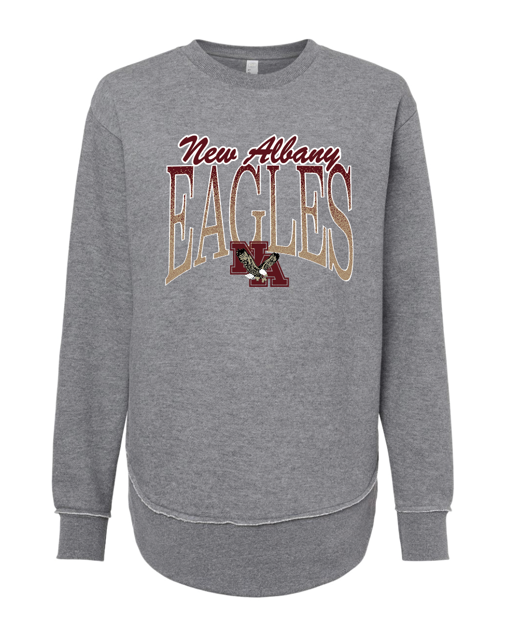 Women's Weekend Crewneck Sweatshirt - New Albany Eagles