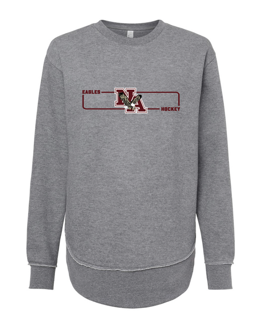 Women's Weekend Crewneck Sweatshirt - NA Eagles Hockey