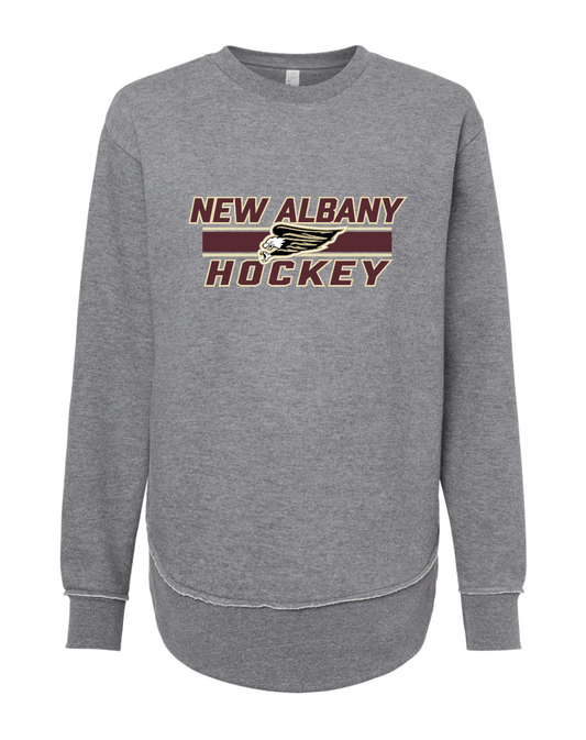 Women's Weekend Crewneck Sweatshirt - New Albany Hockey