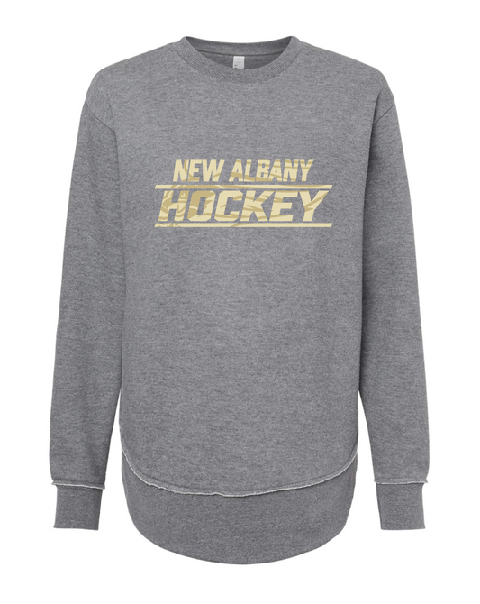 Women's Weekend Crewneck Sweatshirt - Eagle Text