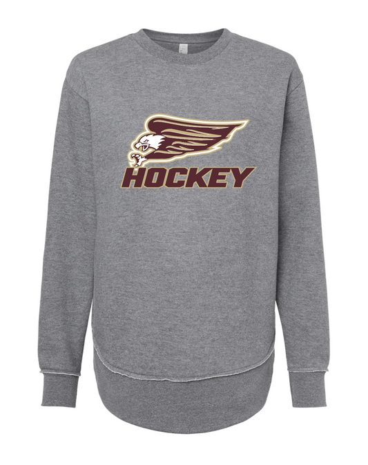 Women's Weekend Crewneck Sweatshirt - Eagles Hockey