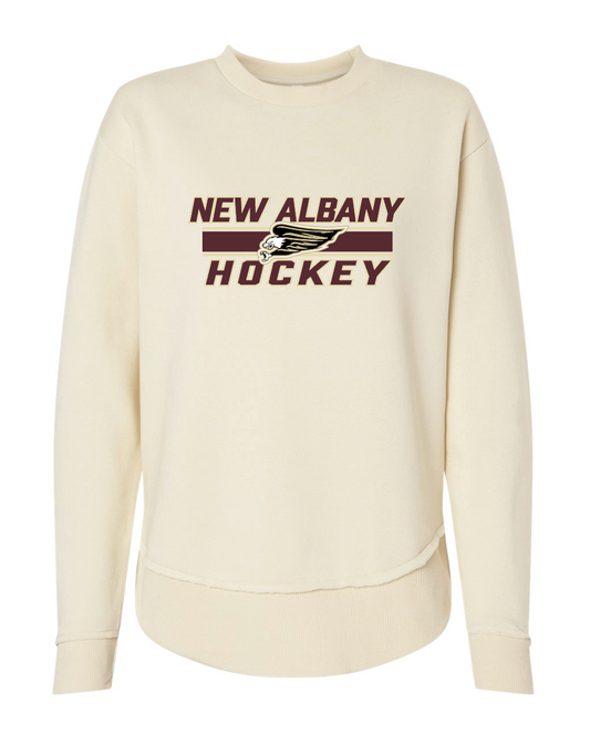 Women's Weekend Crewneck Sweatshirt - New Albany Hockey