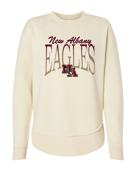 Women's Weekend Crewneck Sweatshirt - New Albany Eagles