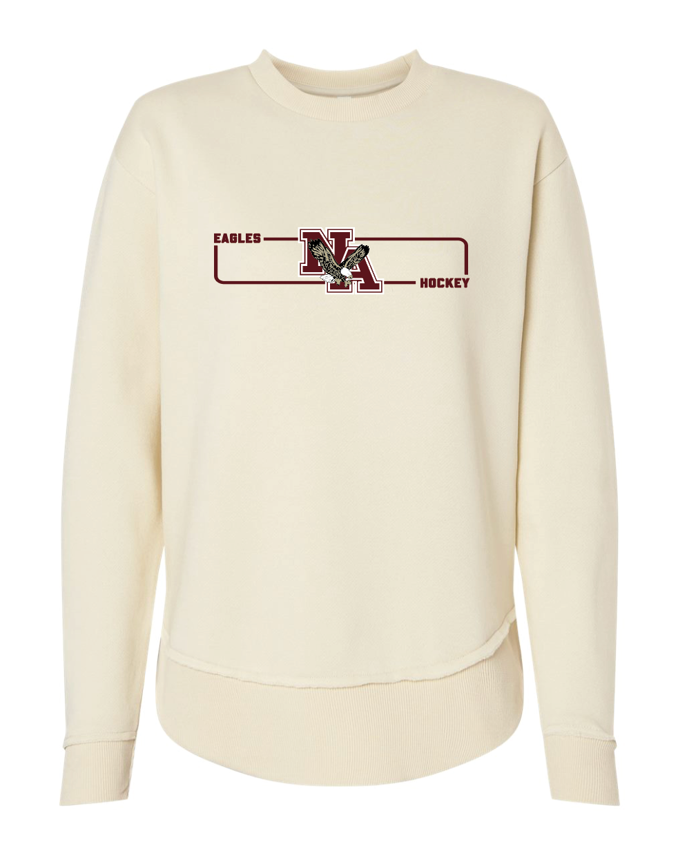 Women's Weekend Crewneck Sweatshirt - NA Eagles Hockey